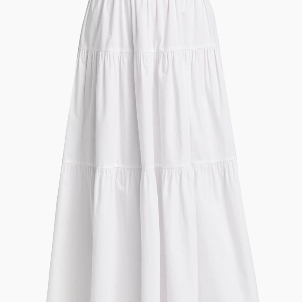 Elegant White Maxi Skirt